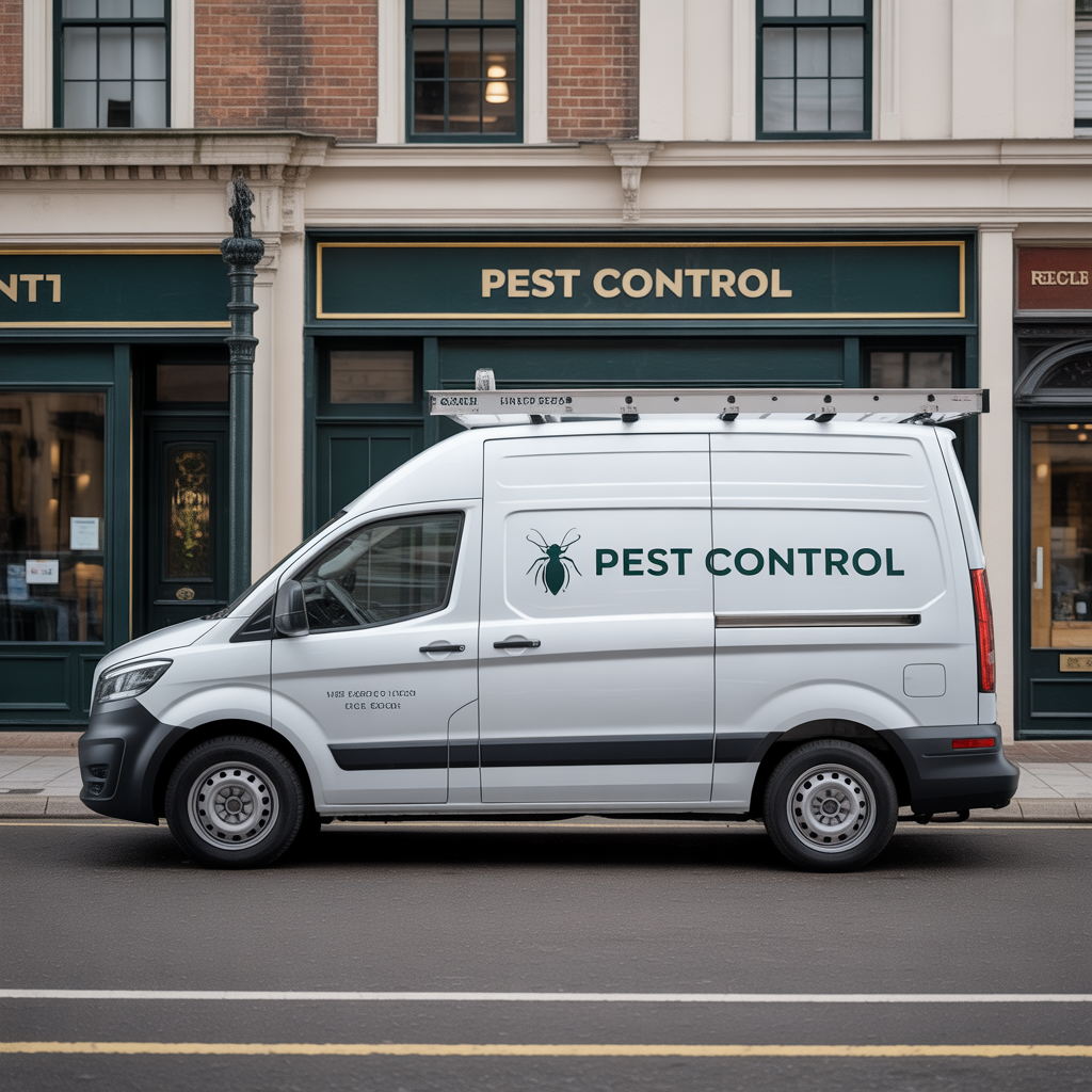Bay Exterminator professional service vehicle providing expert pest control throughout Bay Ridge Brooklyn NY